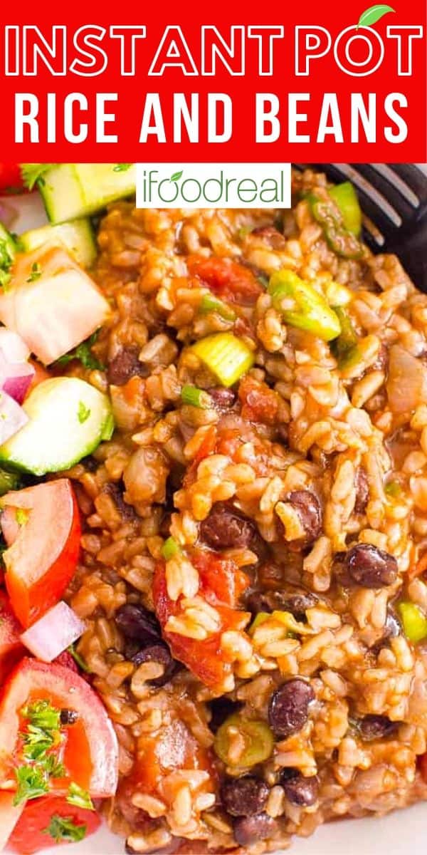 Instant Pot Rice And Beans Dried No Soaking Ifoodreal Healthy Hot Sex Picture