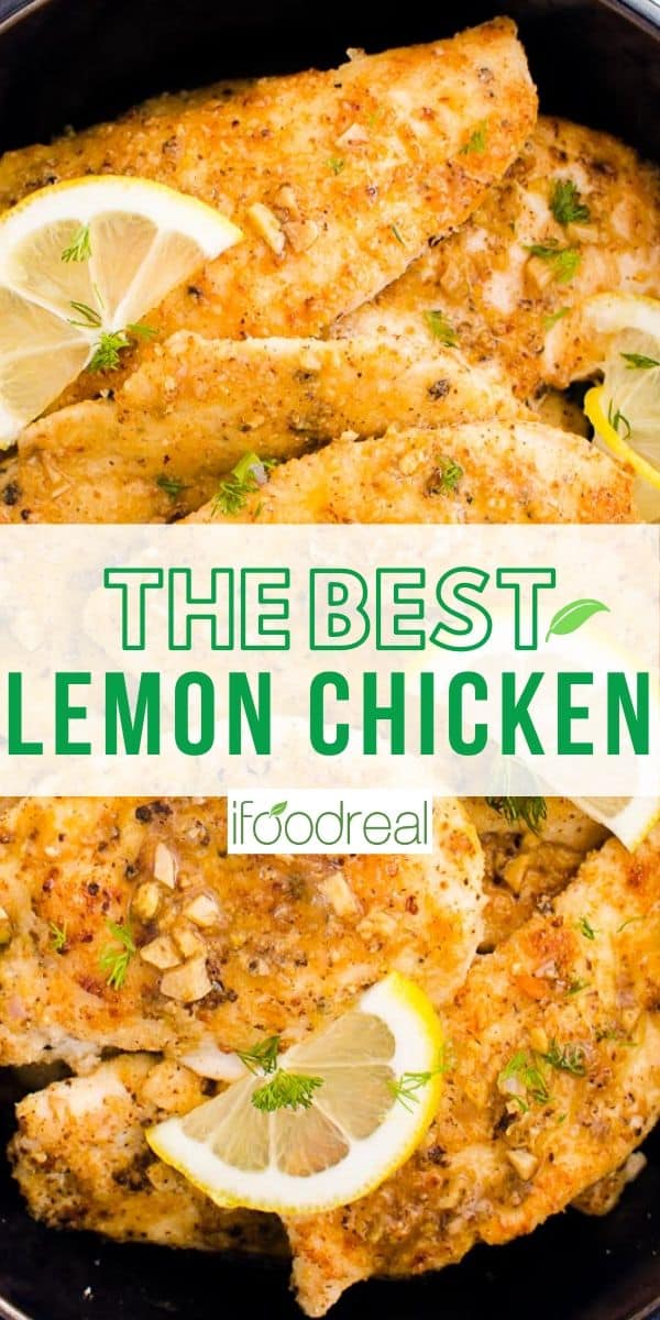 Healthy Lemon Chicken Recipe - iFoodReal.com