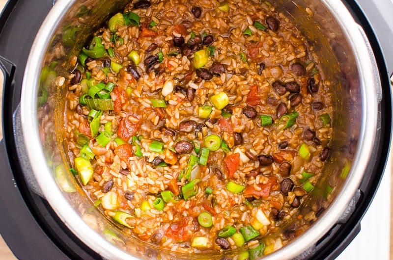 instant pot rice and beans