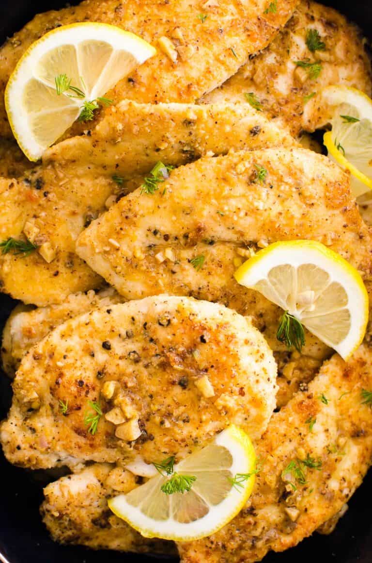 Buttery Lemon Chicken {Healthy 30 Minute Recipe} - iFOODreal.com
