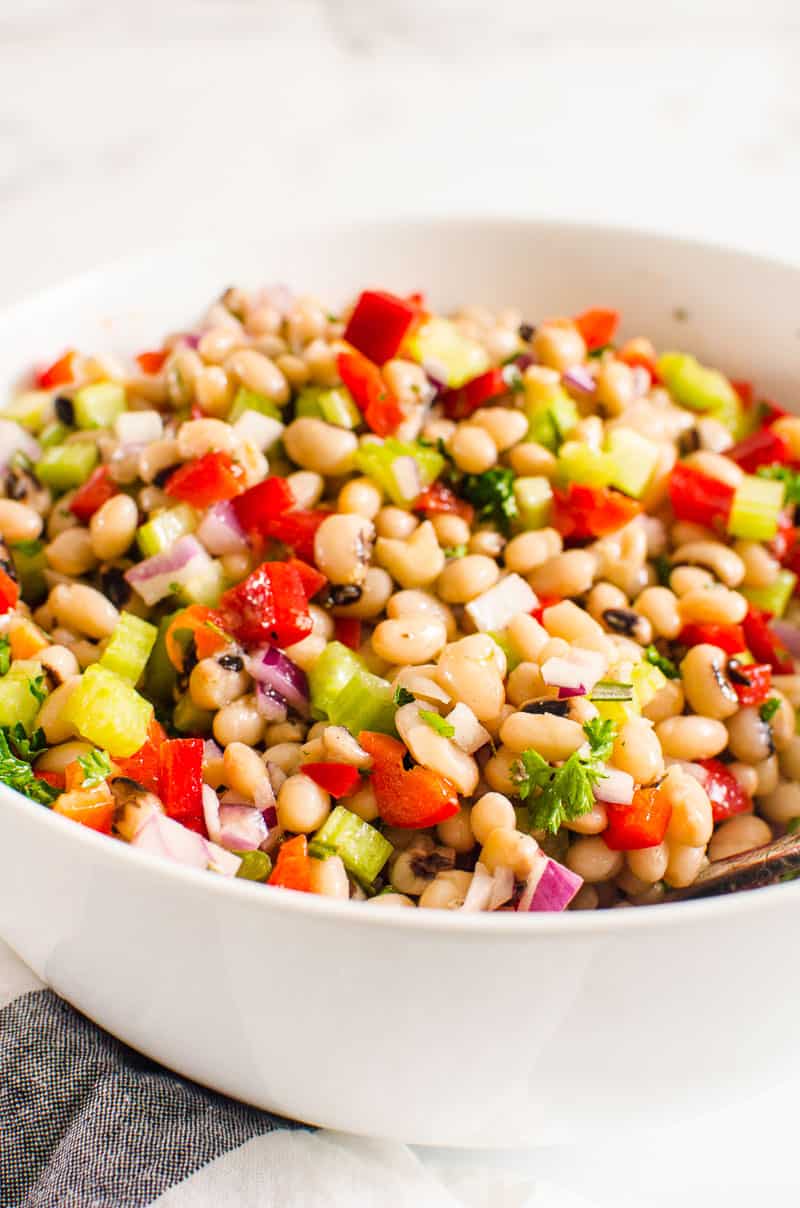 White Bean Salad - iFOODreal.com