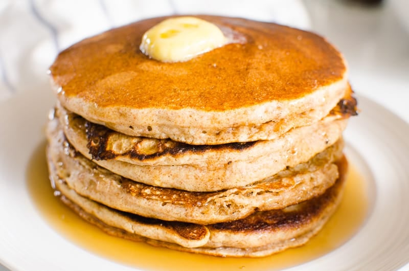 Healthy Pancakes {fluffy-no Buttermilk} - Ifoodreal