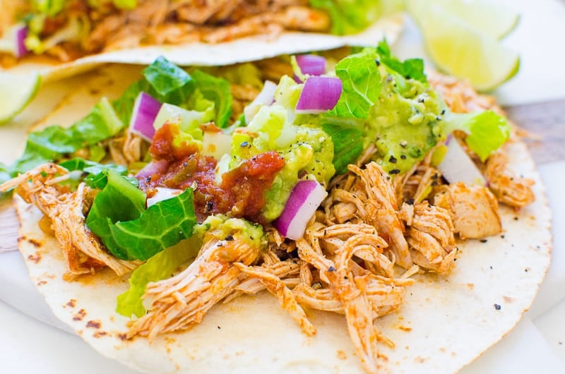 instant pot chicken tacos