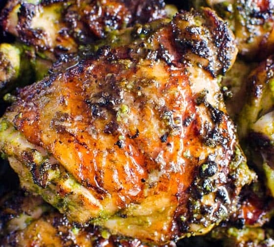 Coconut Lime Grilled Chicken Thighs