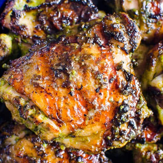 The Best Grilled Chicken Thighs Ifoodreal Com