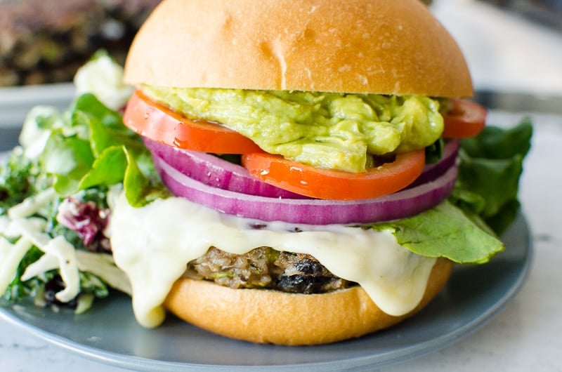 black bean burger