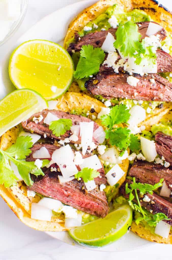 Carne Asada Tacos {The BEST} - iFoodReal.com