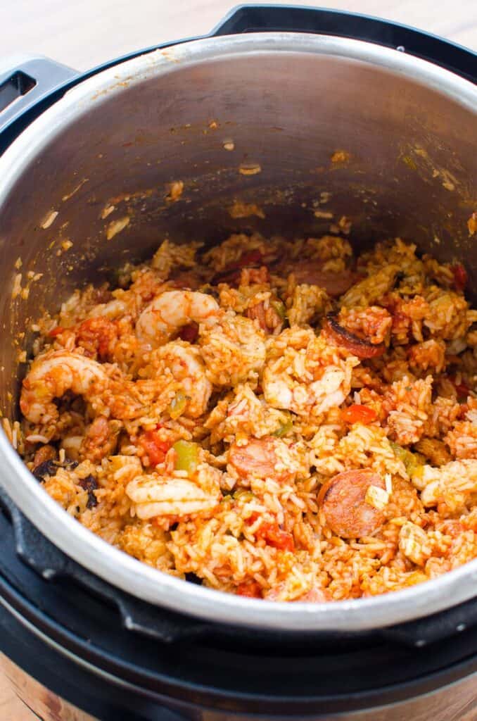 Instant Pot Jambalaya {SO Easy!} - IFoodReal.com