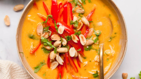 Thai Curry Carrot and Pumpkin Soup - Seasons and Suppers