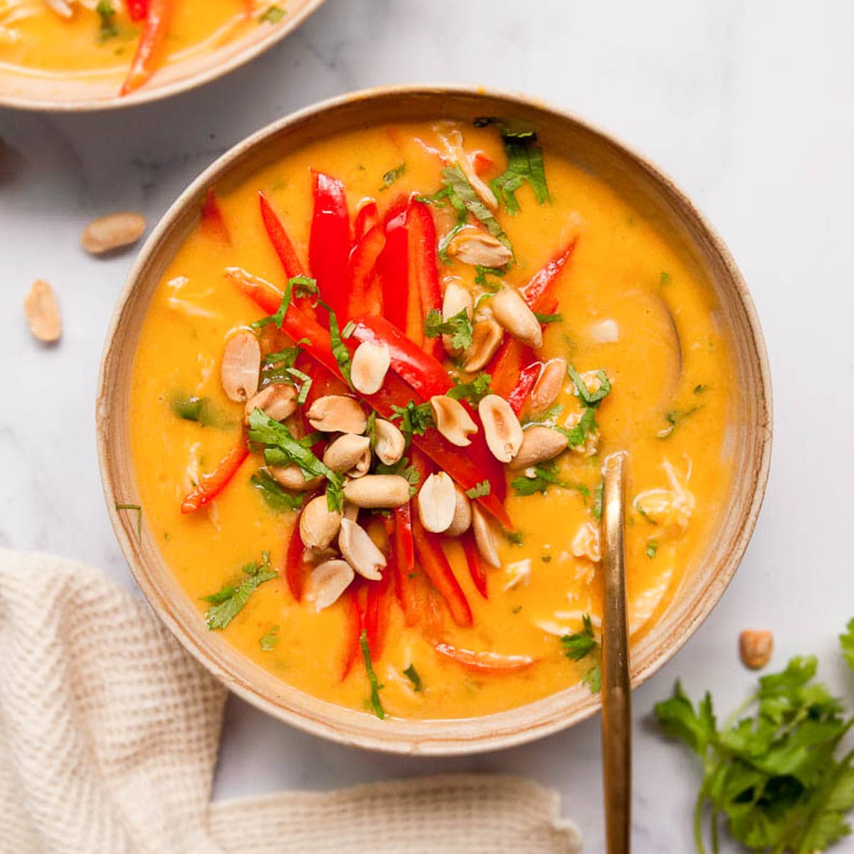 Thai Pumpkin Curry Soup Recipe + Video