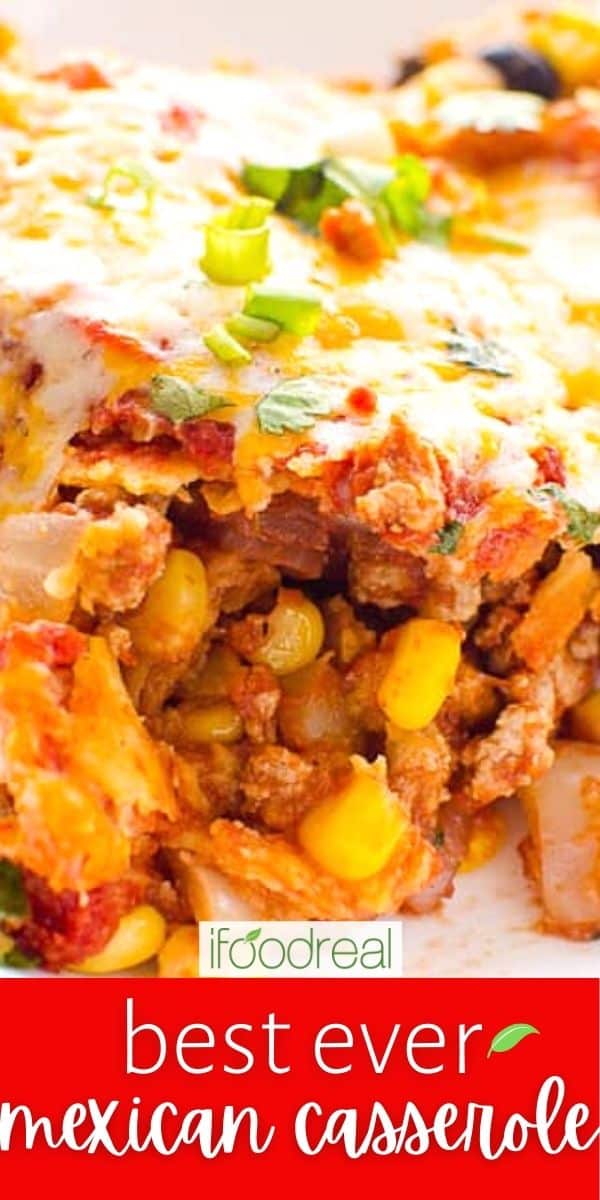 Healthy Mexican Casserole - iFoodReal.com