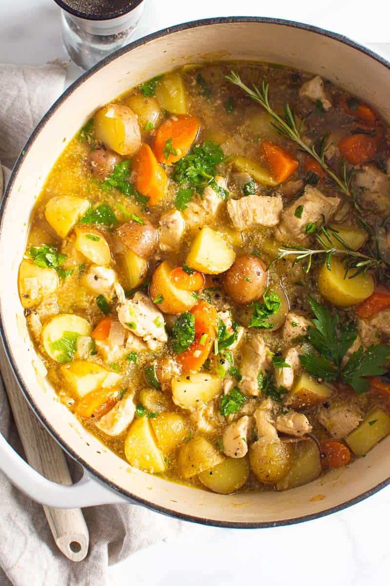 Chicken Stew {Ukrainian One Pot Recipe} - iFOODreal.com