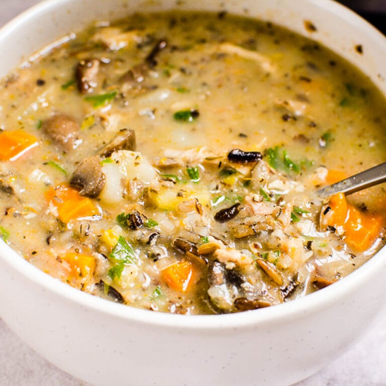 Instant Pot Chicken Wild Rice Soup