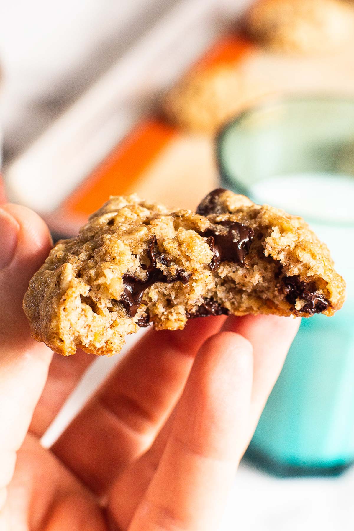 bitten into Healthy Oatmeal Cookie