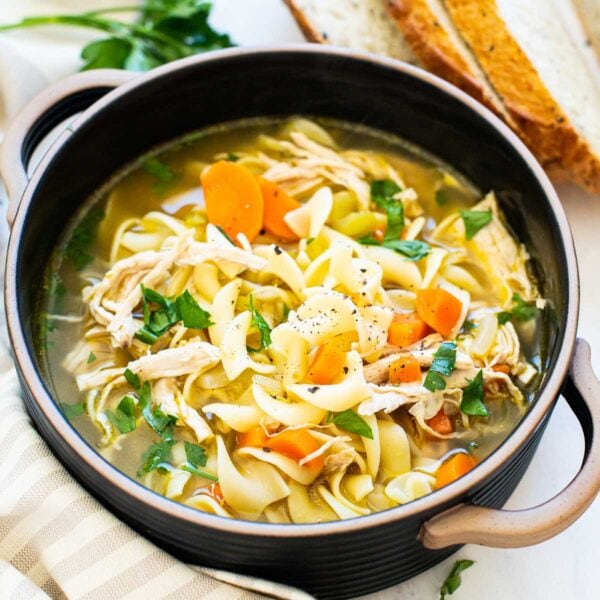 Easy Turkey Noodle Soup - iFoodReal.com