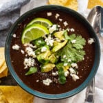 instant pot black bean soup