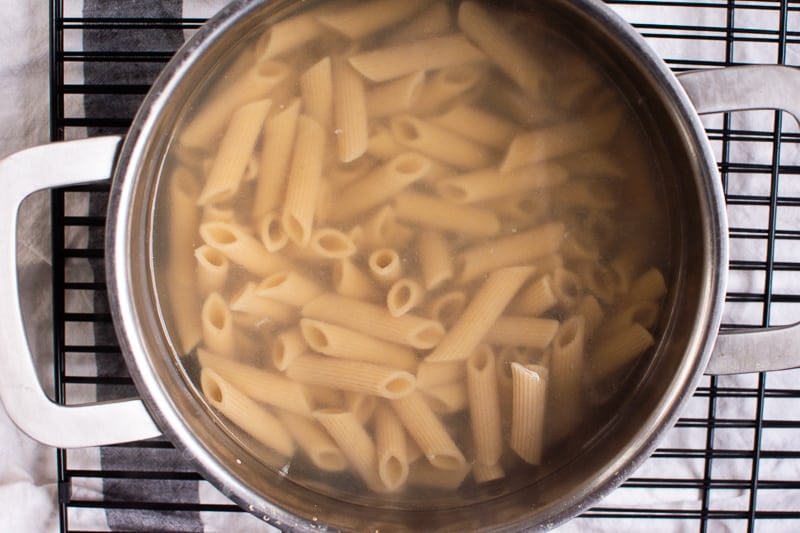 cooking pasta al dente