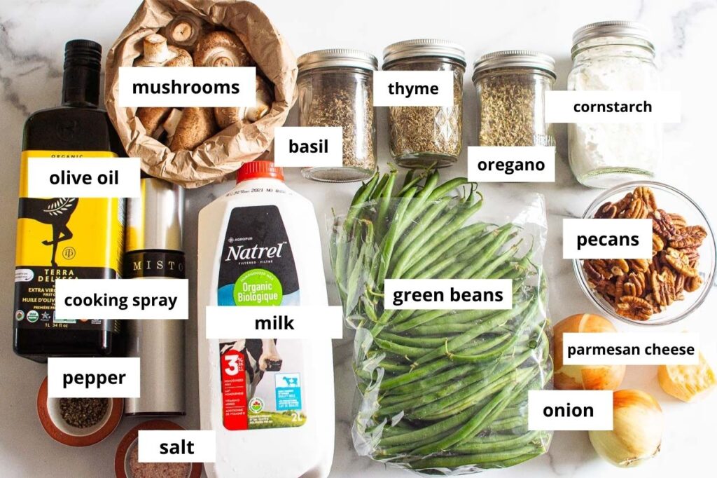 healthy green bean casserole ingredients