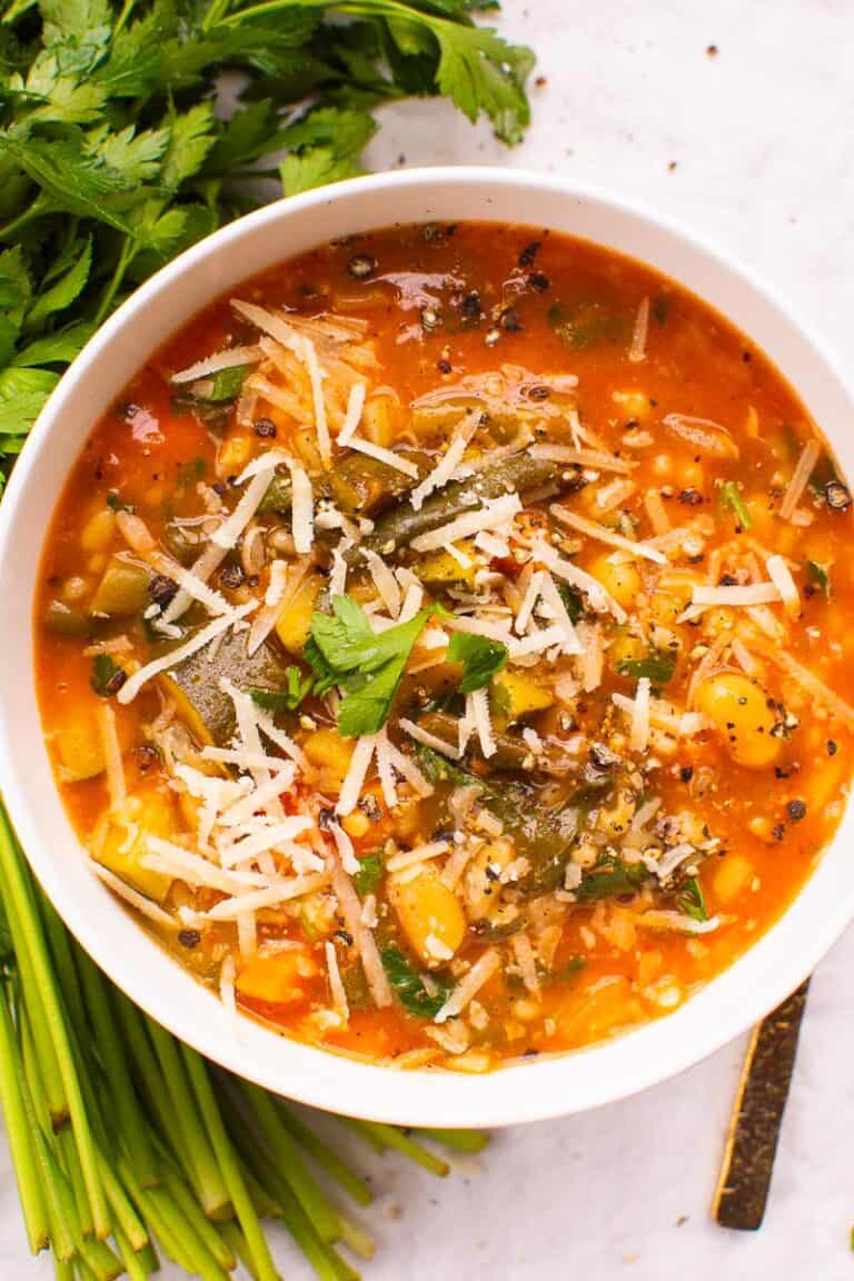 Minestrone Soup - iFoodReal.com