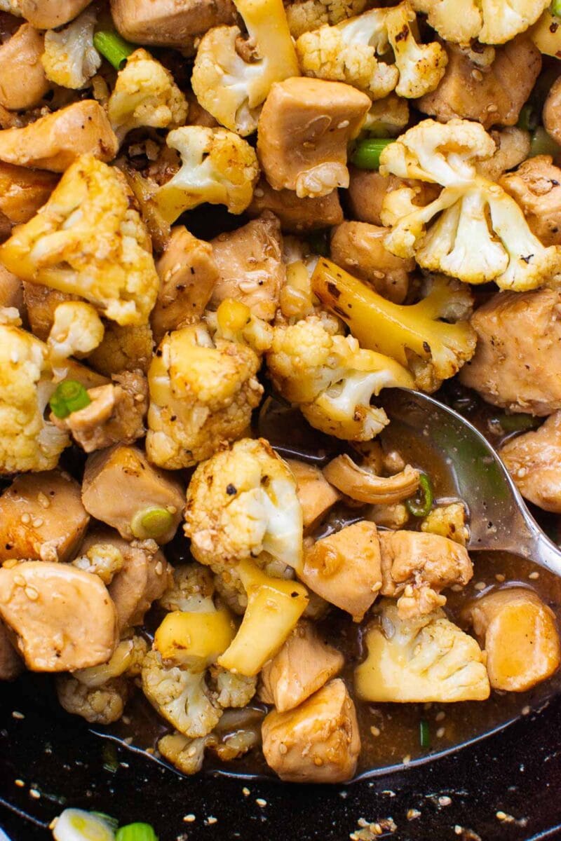 Teriyaki Chicken and Cauliflower Recipe