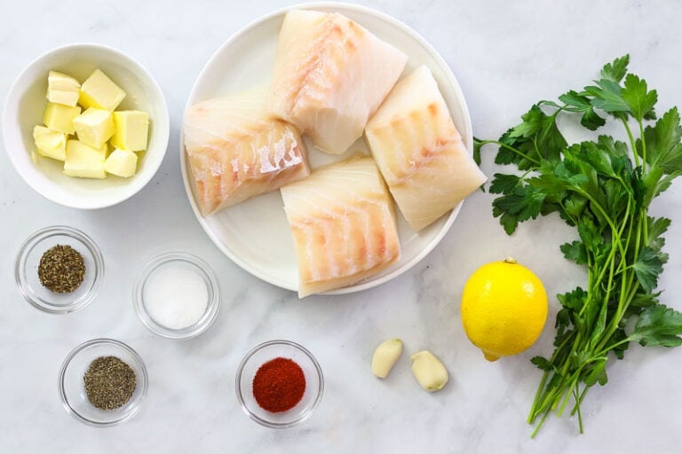 Lemon Butter Baked Cod {The Best!} - iFoodReal.com