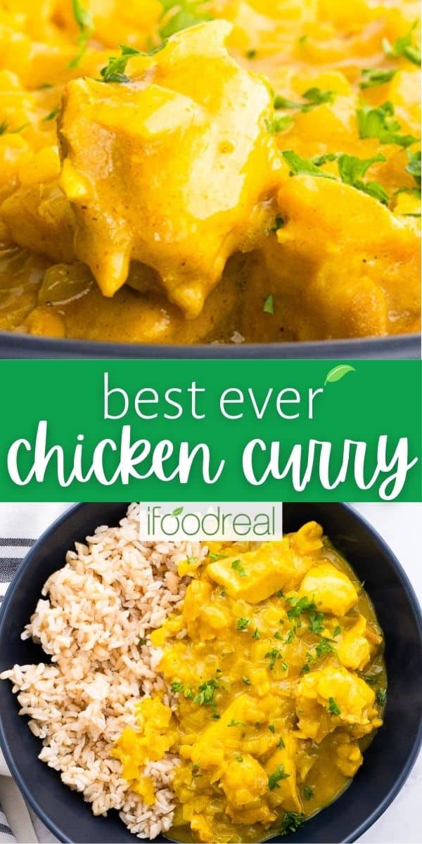 Yellow Chicken Curry (Quick and Easy) - iFoodReal.com