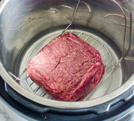 Instant Pot Frozen Ground Beef or Turkey