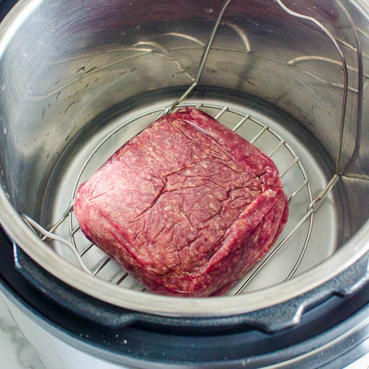 Instant Pot Frozen Ground Beef - iFoodReal.com