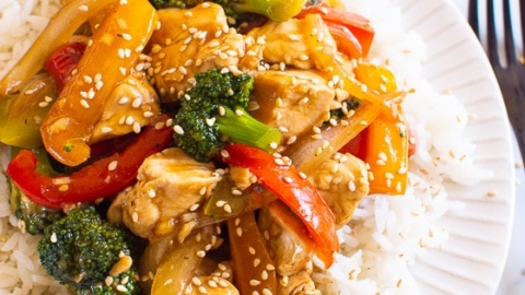 Healthy Chicken Stir Fry 30 Minutes Ifoodreal Com