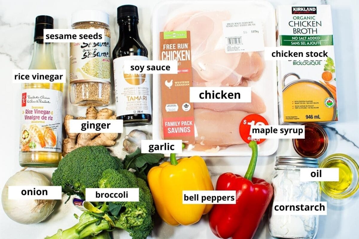 Healthy Chicken Stir Fry Recipe - iFoodReal.com