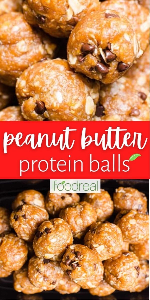 Peanut Butter Protein Balls - iFOODreal.com