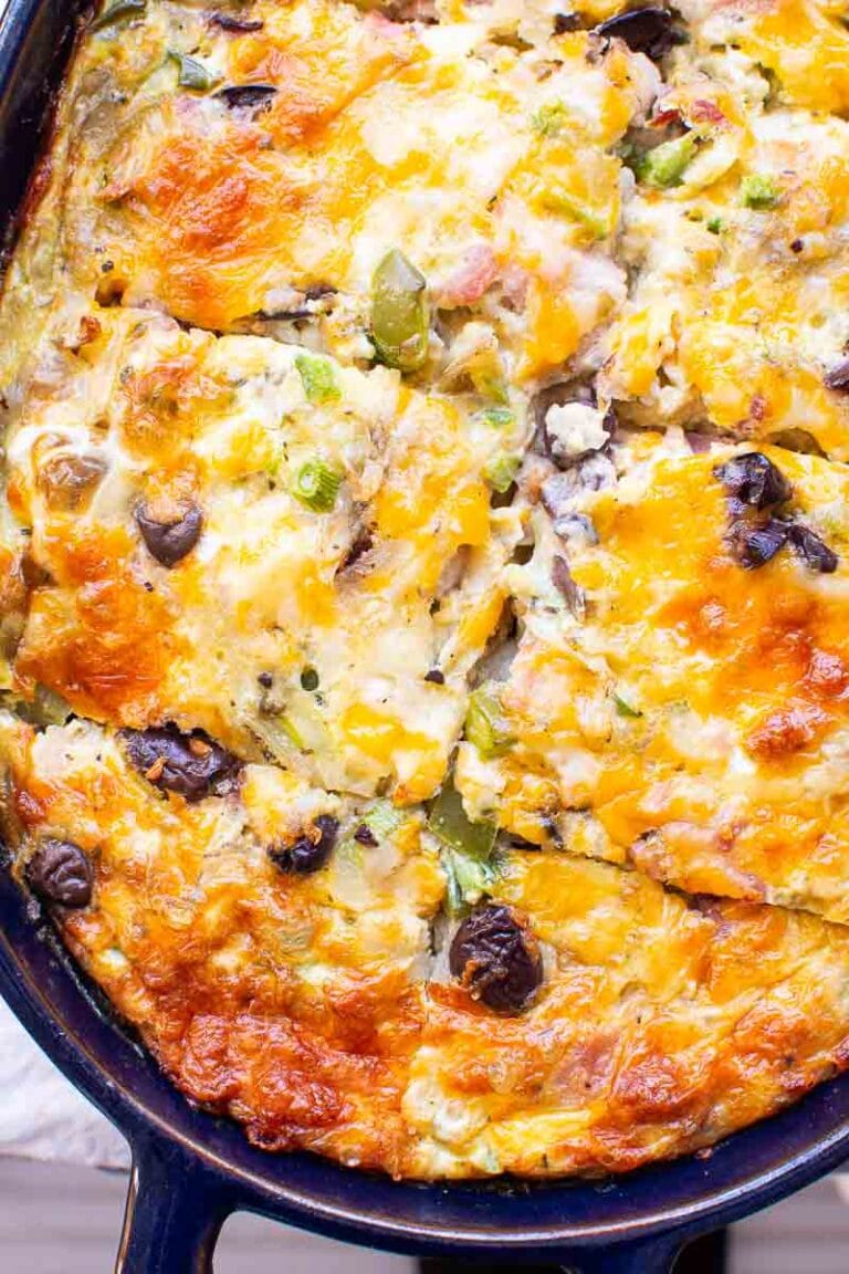 Hashbrown Breakfast Casserole - iFoodReal.com