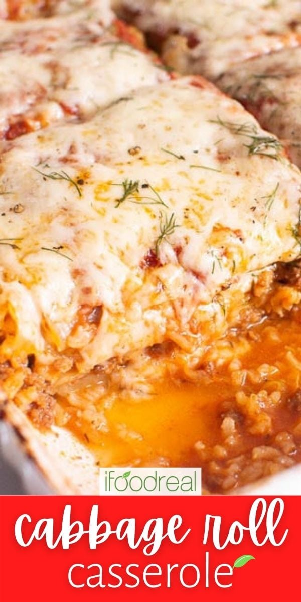 Cabbage Roll Casserole - iFoodReal.com