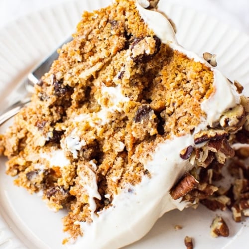 Almond Flour Carrot Cake (Moist & Fluffy) - iFoodReal.com