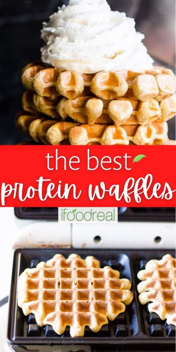 Protein Waffles Recipe - iFoodReal.com