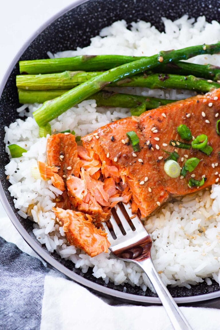 Baked Teriyaki Salmon - iFoodReal.com