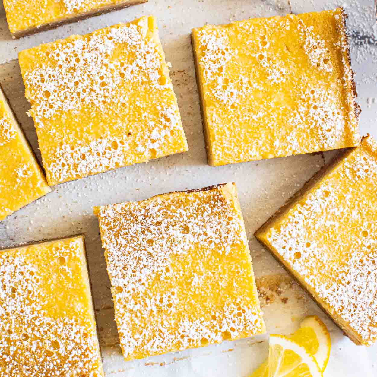 Healthy Lemon Bars
