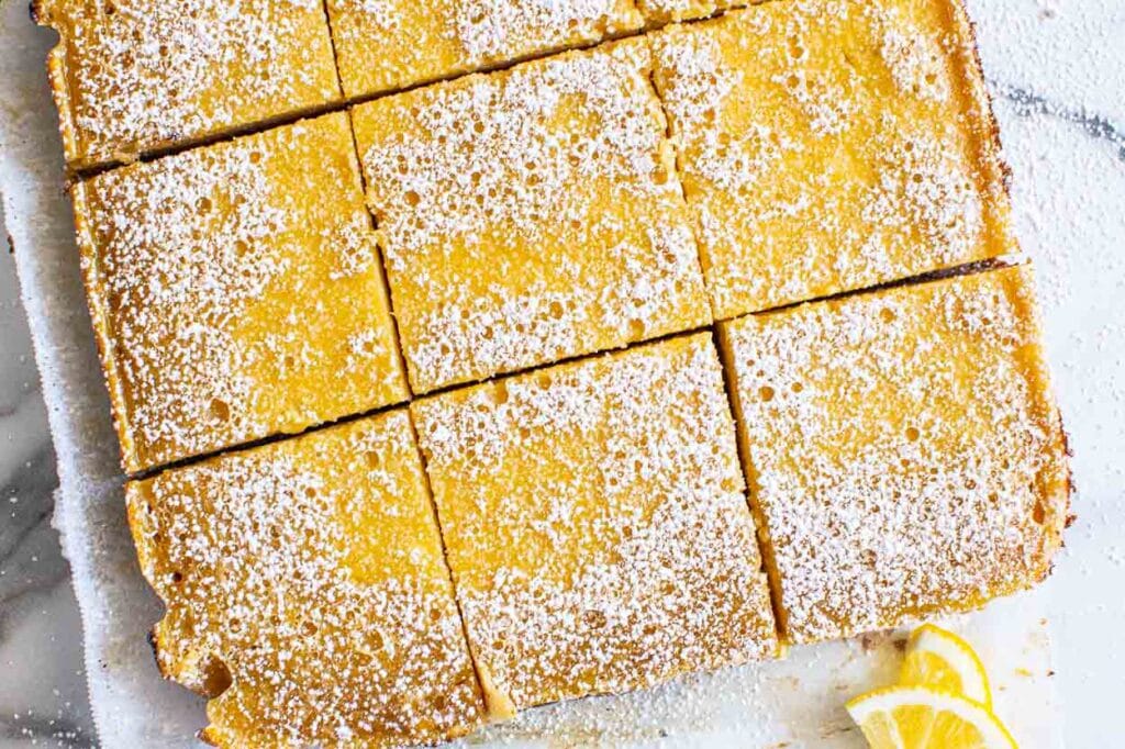 Healthy Lemon Bars