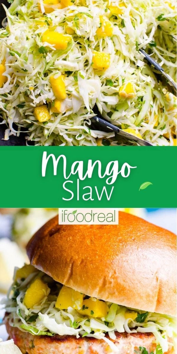 5 Ingredient Mango Slaw