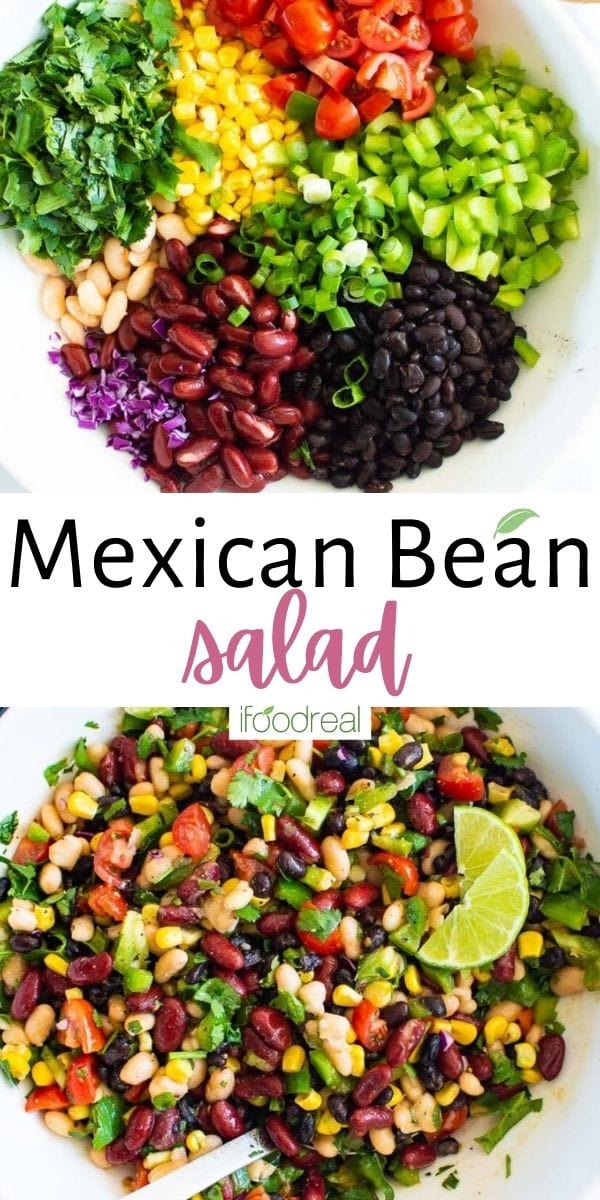 15 Minute Mexican Bean Salad Recipe