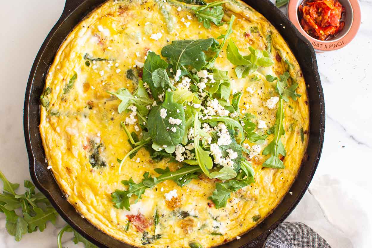 Vegetable Frittata {Healthy} - iFOODreal.com