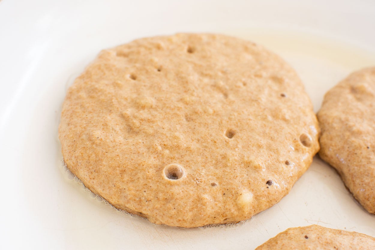 Healthy Banana Pancakes No Added Sugar - iFOODreal.com