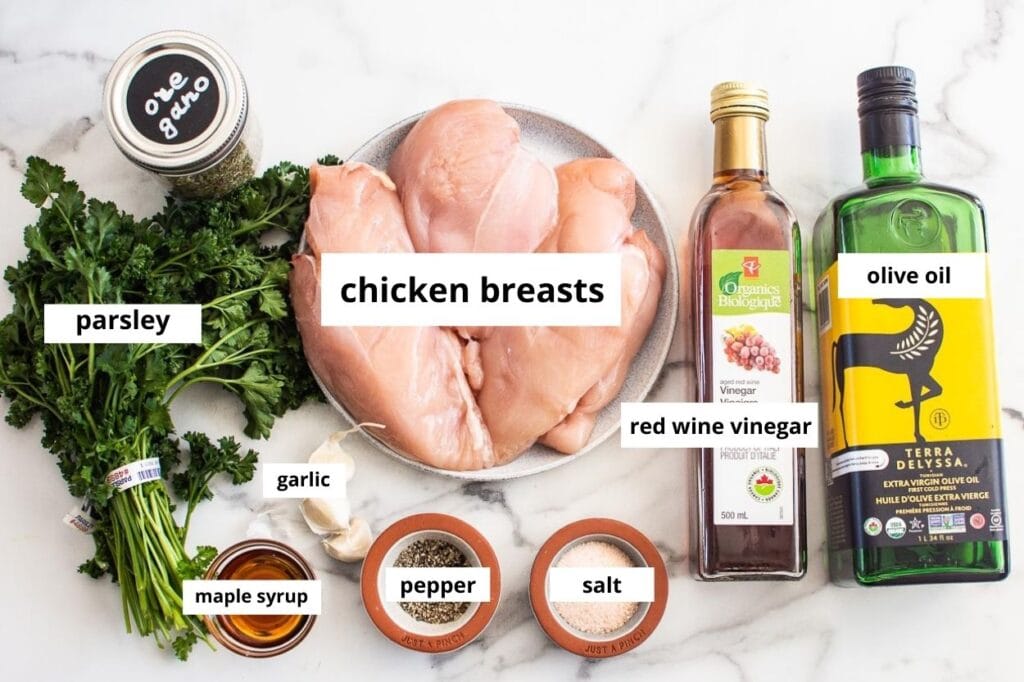 ingredients chimichurri chicken