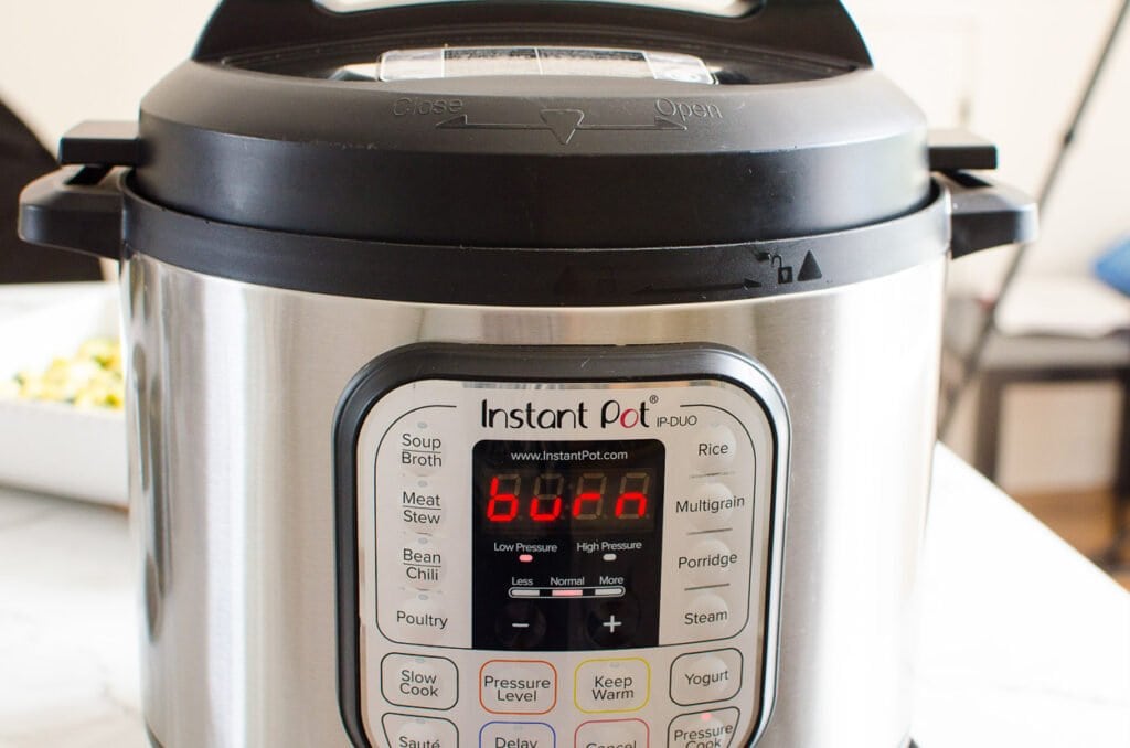 Instant pot says discount on no timer