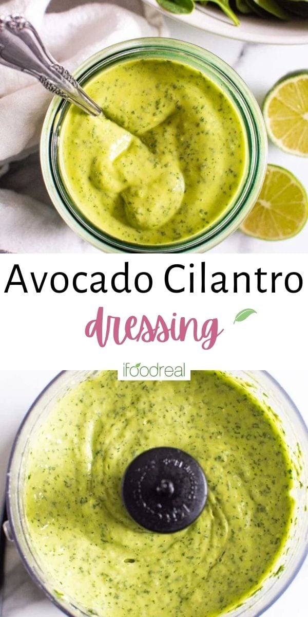 Avocado Cilantro Dressing {Easy & Creamy!}