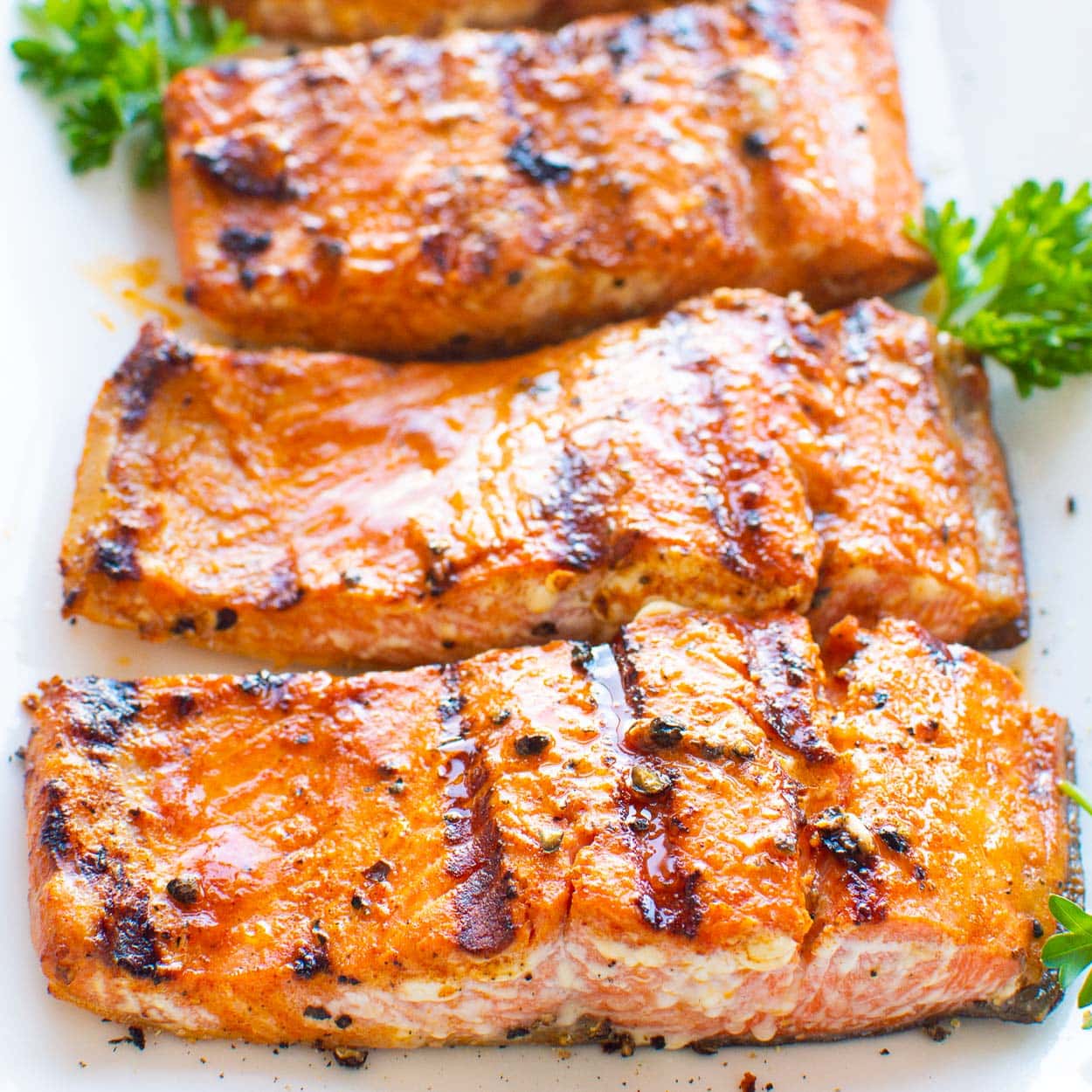 Easy Grilled Salmon (Or Grill Pan) - A Pinch of Healthy