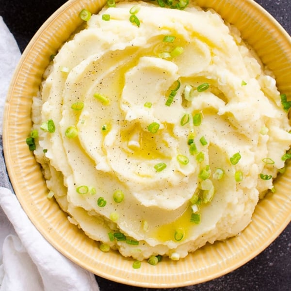 Healthy Mashed Potatoes - iFoodReal.com