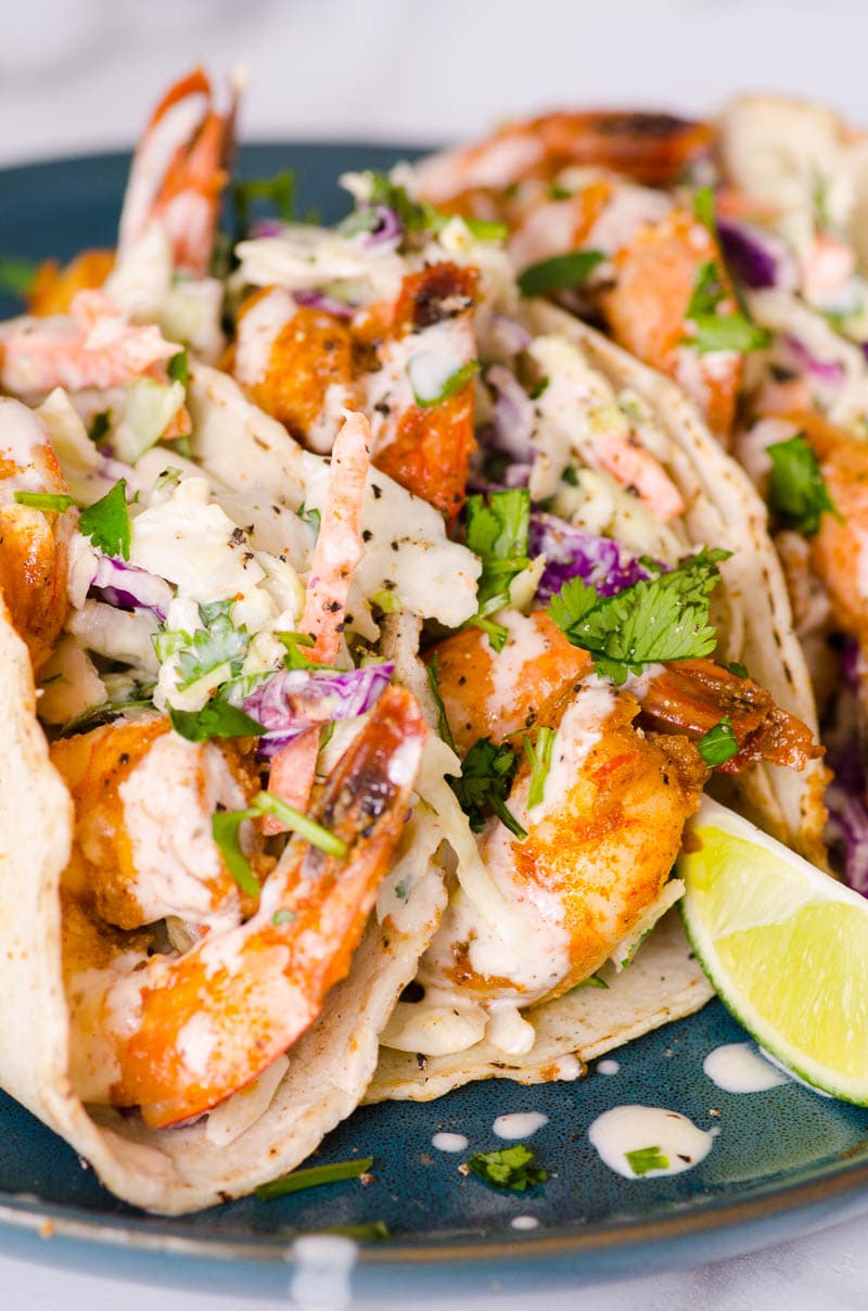 Healthy Shrimp Tacos