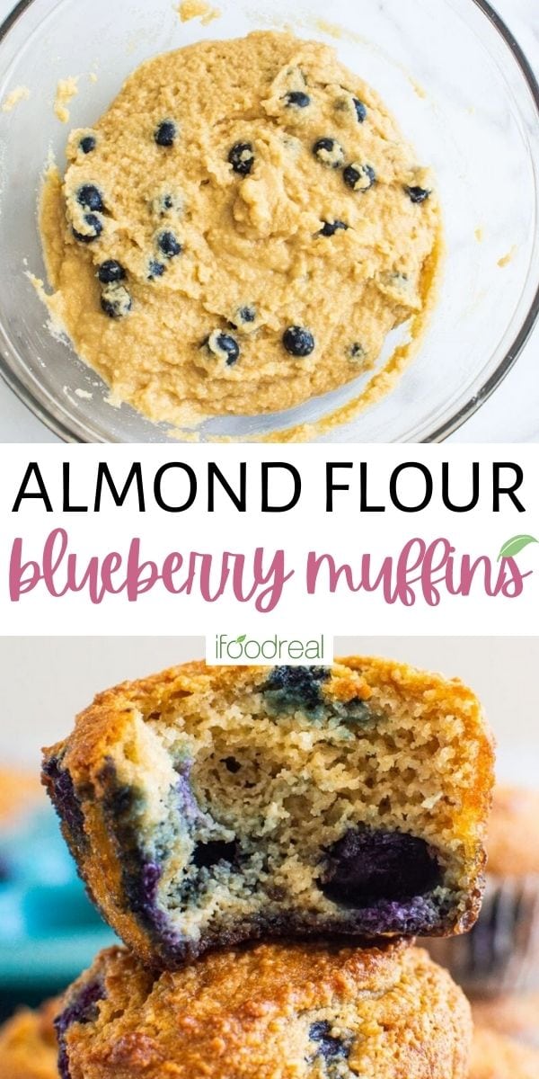 Almond Flour Blueberry Muffins