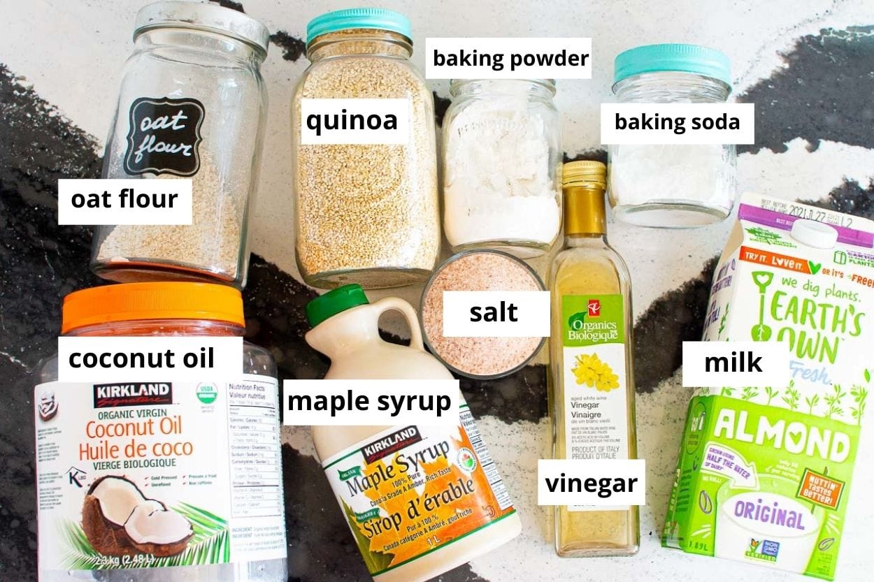 quinoa flour bread recipe ingredients